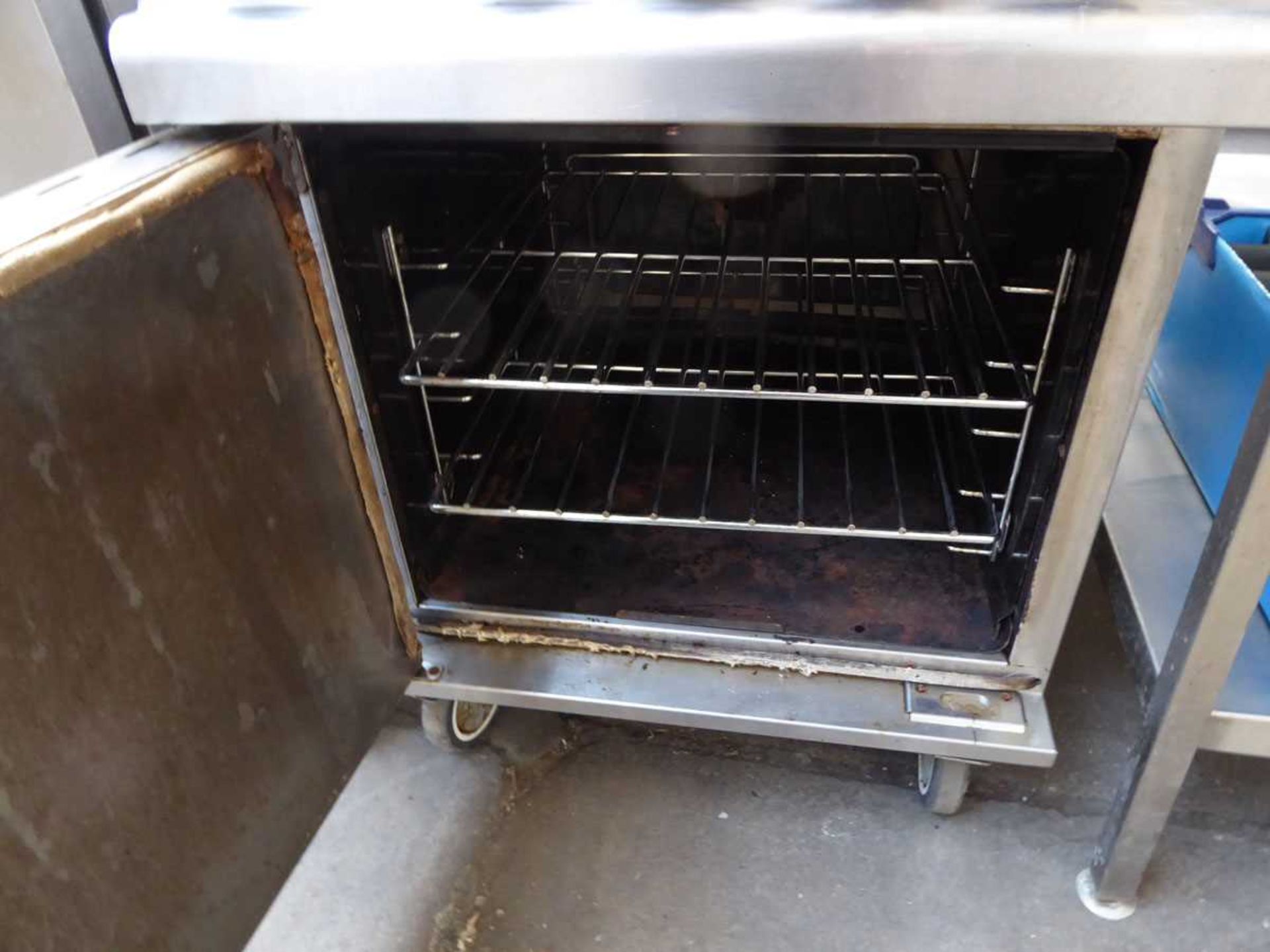 +VAT 60cm electric Lincat 4 ring stove with oven under - Bild 2 aus 2