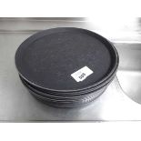 +VAT Stack of 35cm non-slip serving trays