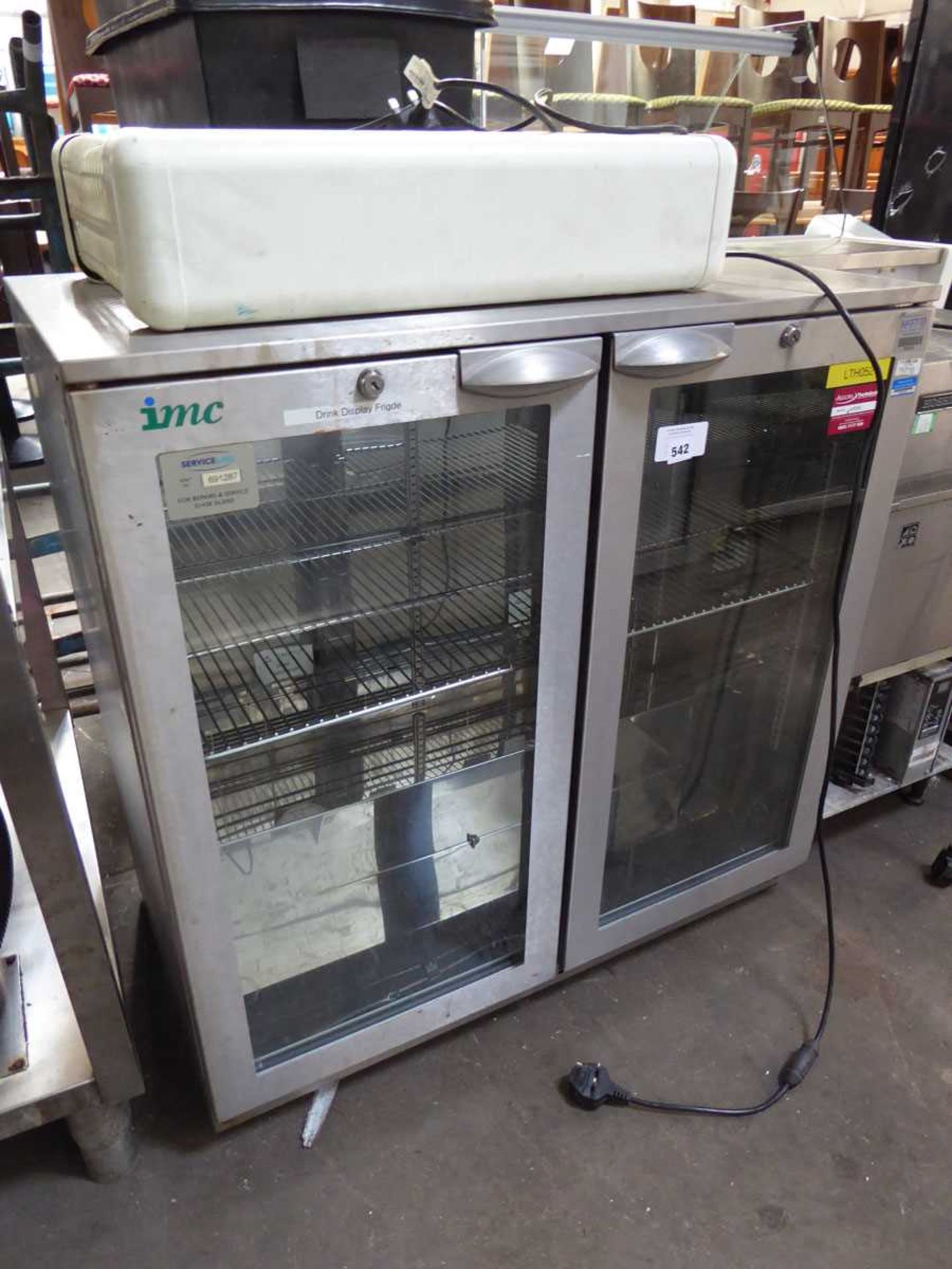 +VAT 90cm IMC M90 undercounter 2 door display fridge