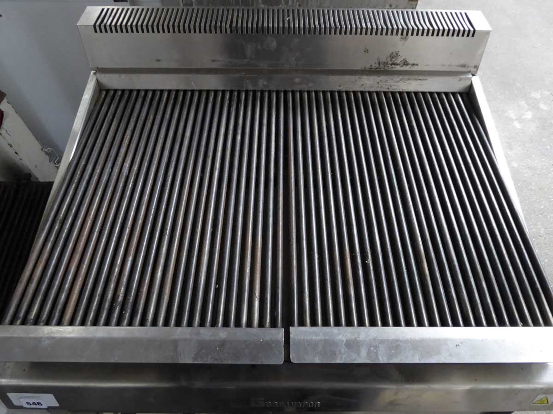 +VAT 80cm electric Grillvapor ribbed chargrill unit - Image 2 of 2