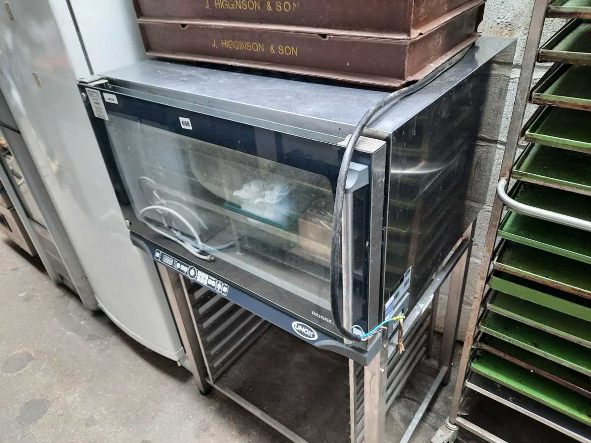 80cm Electric Unox Rossella Oven on stand