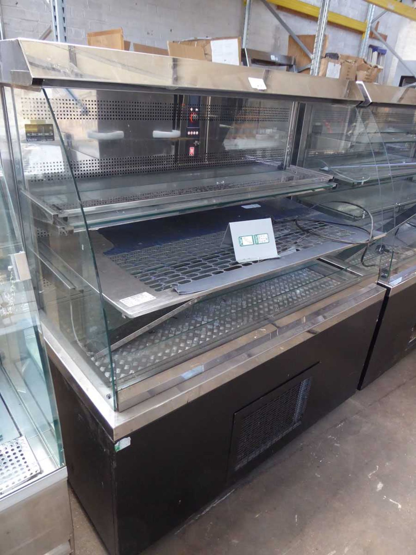 +VAT 130cm Victor RMR open front multi deck refrigerated cabinet