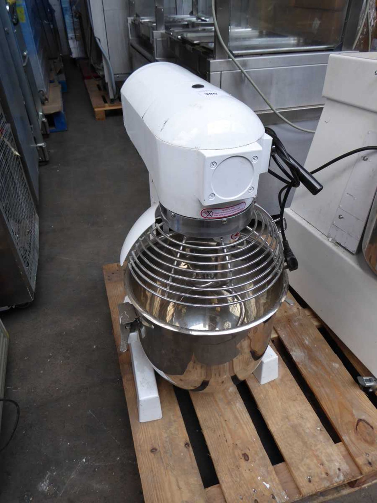 +VAT Infernus B30K floor standing mixer with bowl and spiral attachment