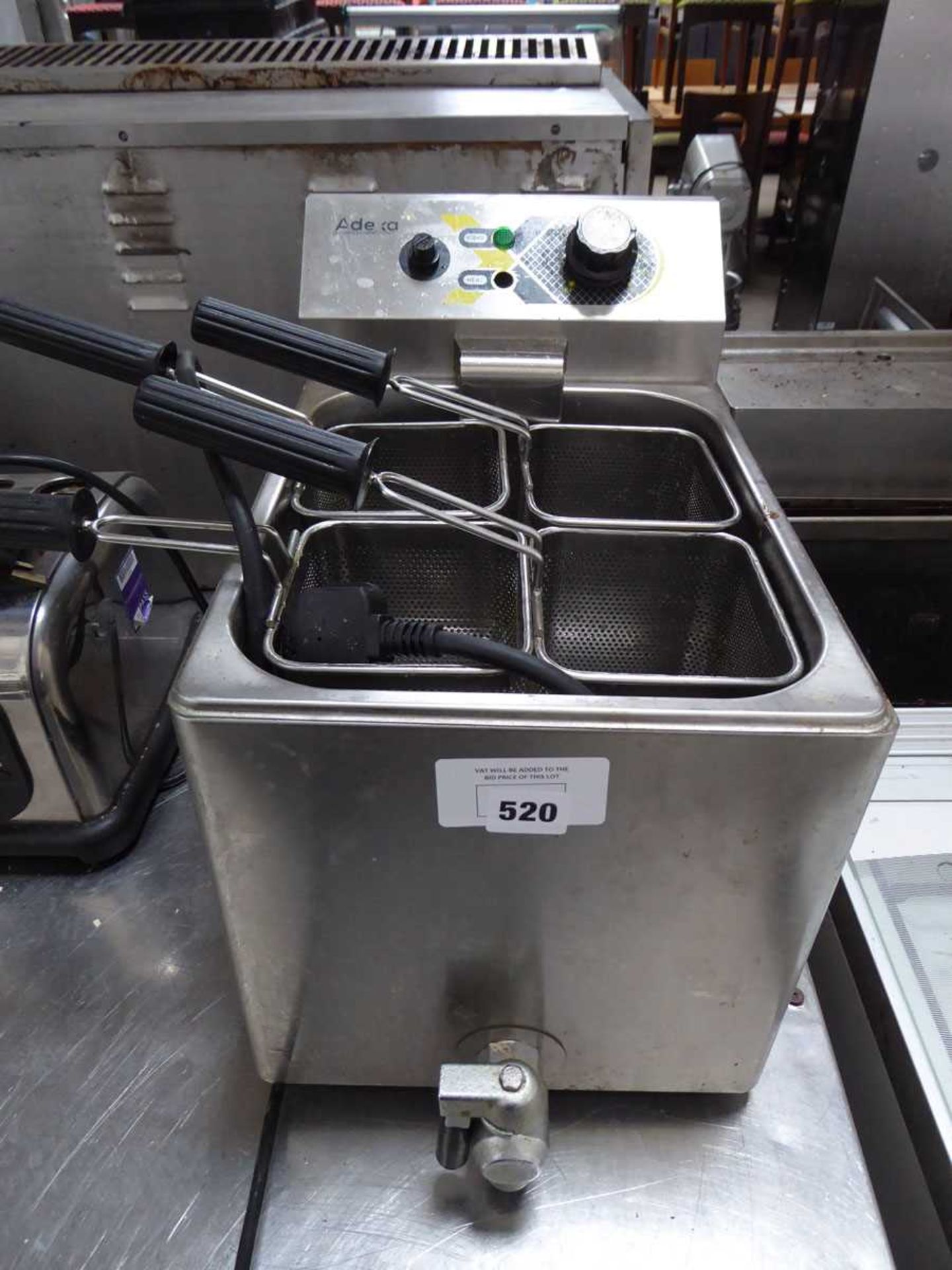 +VAT 27cm Adexa bench top pasta boiler with 4 baskets