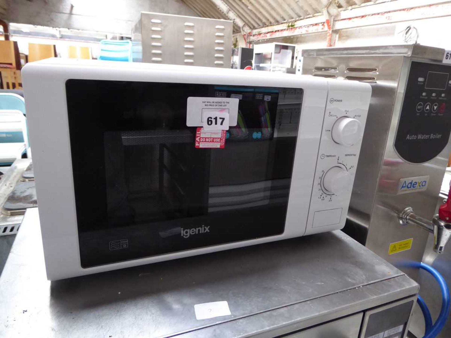 +VAT 44cm Igenix domestic microwave (FAILED)