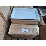 +VAT 3 x boxes of 24 rectangular side plates 30cm (72 in total)