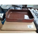 +VAT 3 x boxes of 5, large rectangular oven dishes (15 in total)
