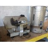 Meat slicer with LPG water boiler