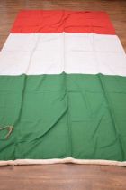 A mid-century four-yard Italian flag by Piggott's, hand-sewn