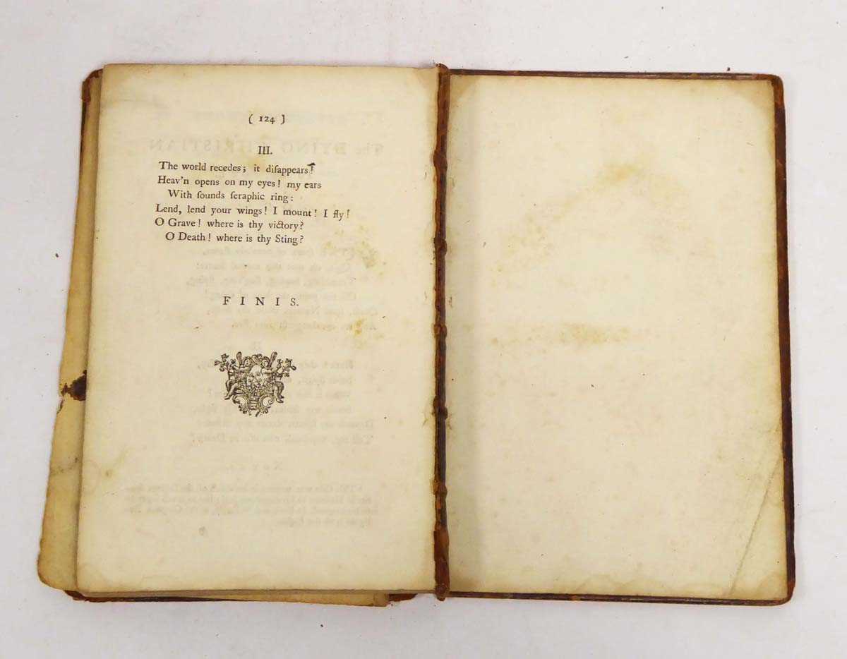 An Essay on Man by Alexander Pope. (J and R Tonson, 1760). Leather bound edition of Pope's work, - Image 3 of 3