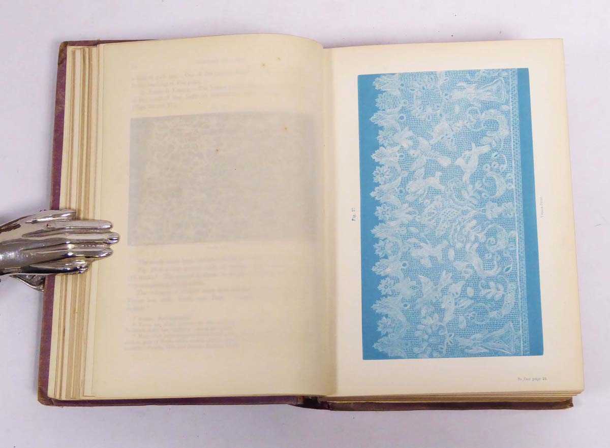 Five antique books on embroidery and needlework. History of Lace by Mrs Bury Pallister (Sampson - Image 3 of 11