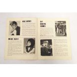 Original tour programme from the Rolling Stones All Stars '64 UK 1964 tour. Tour ran from February