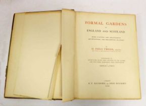Formal Gardens of England and Scotland by H Inigo Triggs (B T Batsford, 1902). Large folio book with