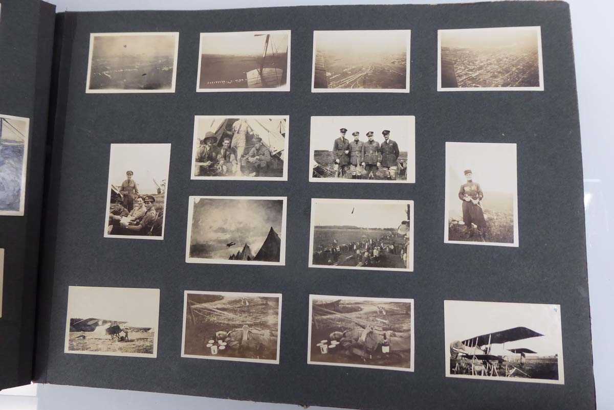 An album of World War I and later RAF and other photographs, letters and ephemera, some relating - Image 24 of 77