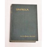 Savrola by Winston Spencer Churchill (1st edition with copyright details on reverse of first page,