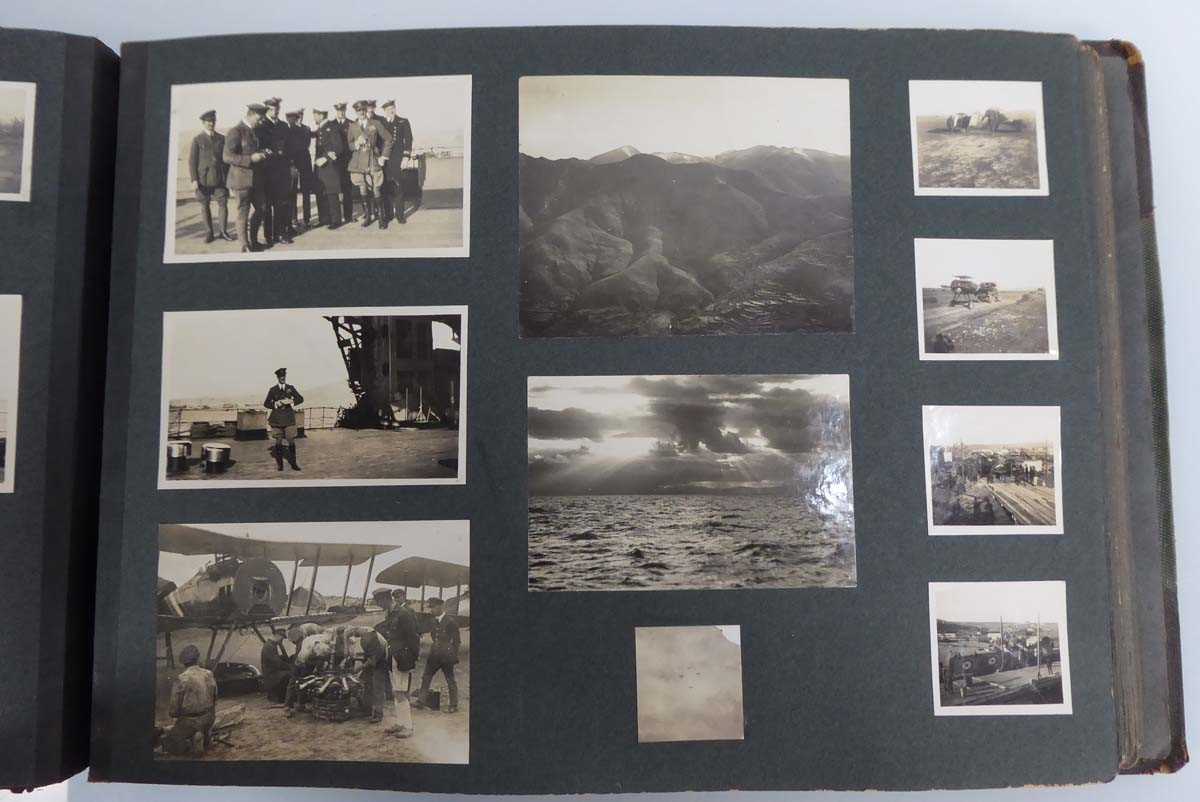 An album of World War I and later RAF and other photographs, letters and ephemera, some relating - Image 36 of 77