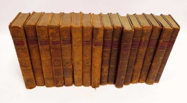 16 leatherbound volumes of the Spectator from the 18th century. Eight volumes dated 1791, the