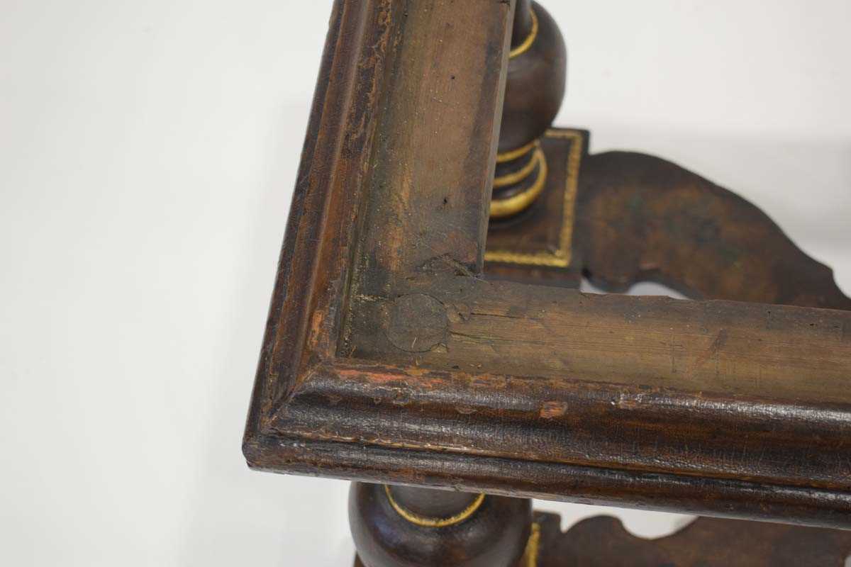 A chest-on-stand in the 17th century manner incorporating later elements, the pair of doors with - Image 15 of 30