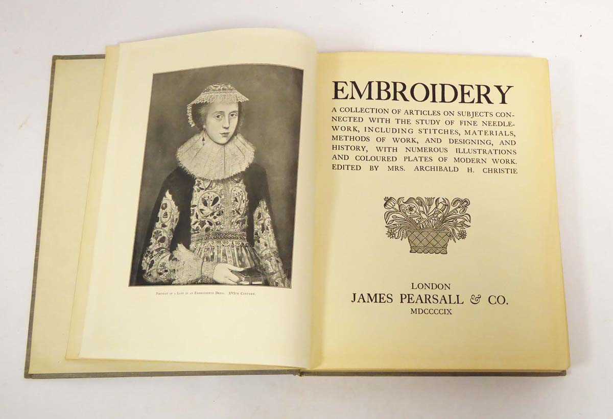 Five antique books on embroidery and needlework. History of Lace by Mrs Bury Pallister (Sampson - Image 11 of 11