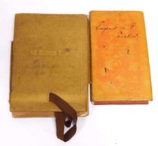 First World War message book and documentation pertaining to Sergeant Arthur Gerald Eastwick,