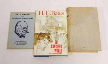 Three signed 1st editions. The Vanished World by H E Bates (1969, signed "from the transparent