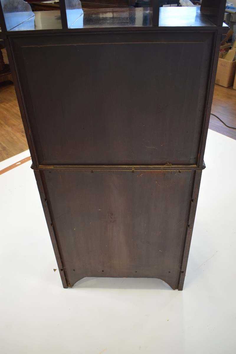 A late 19th/early 20th century rosewood music cabinet with vertical compartments over two shelves - Image 3 of 11