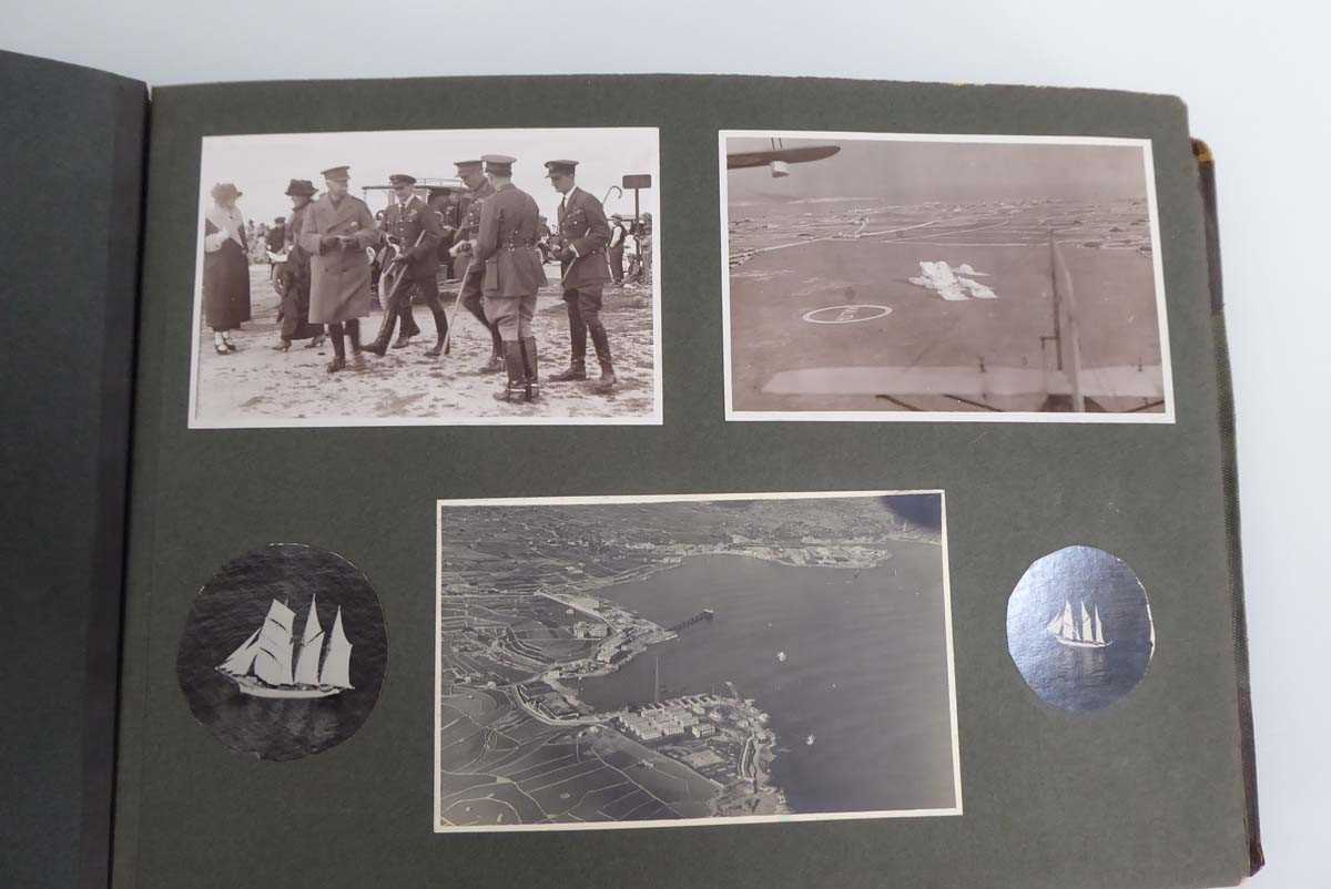 An album of World War I and later RAF and other photographs, letters and ephemera, some relating - Image 44 of 77