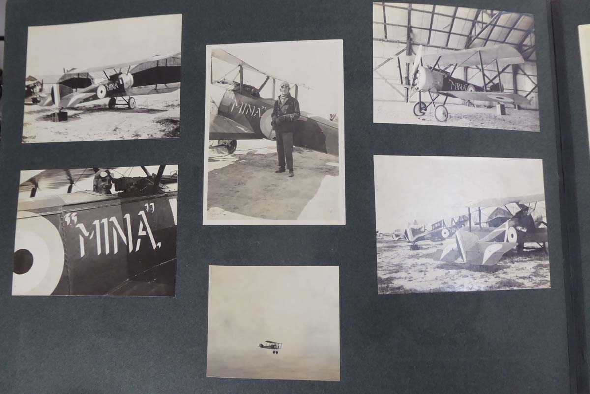 An album of World War I and later RAF and other photographs, letters and ephemera, some relating - Image 17 of 77