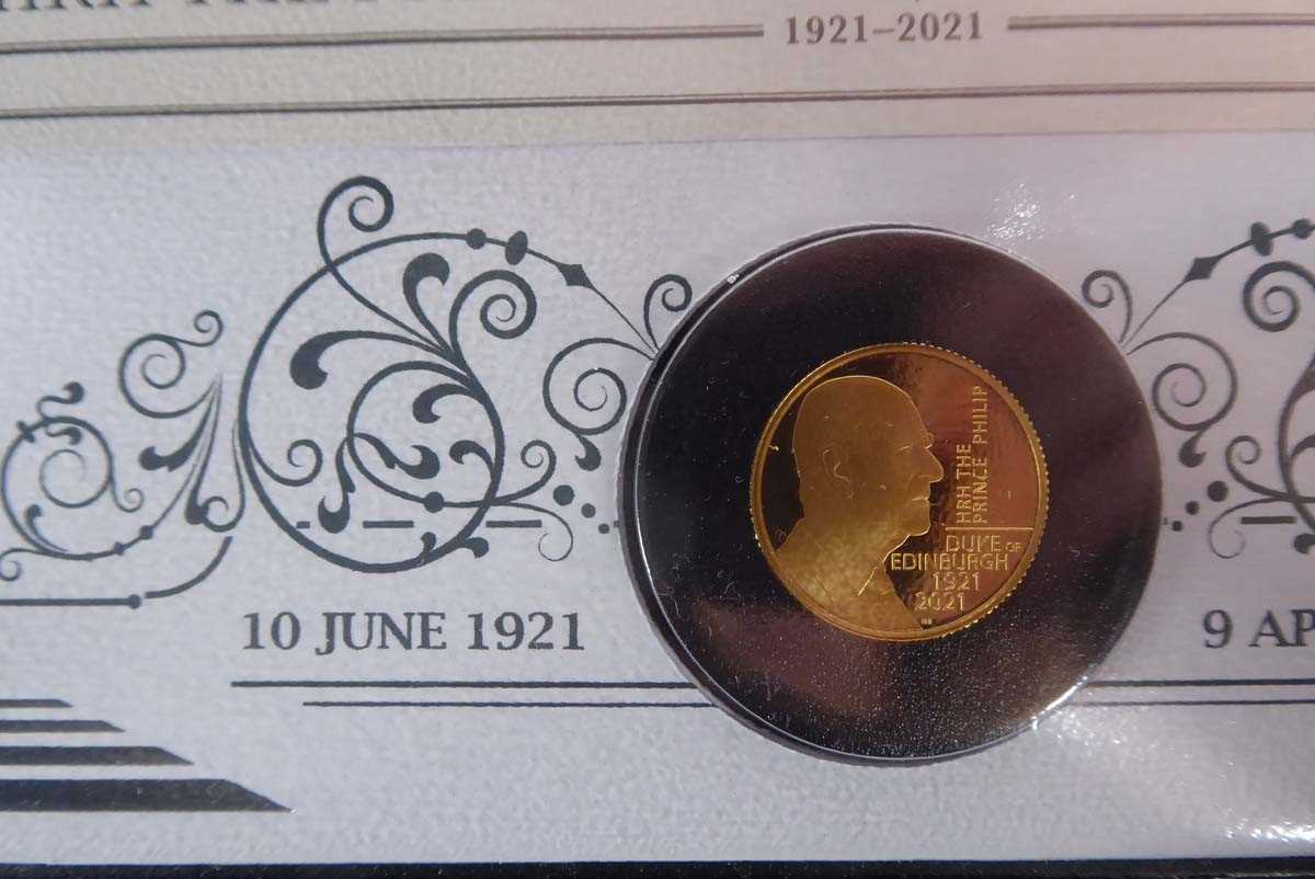 A Harrington & Byrne first day coin cover commemorating HRH The Prince Philip, Duke of Edinburgh - Image 2 of 2