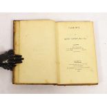 Poems by Peter Bayley, (W.Bulmer, 1803). Possible 1st edition of this collection of poems by