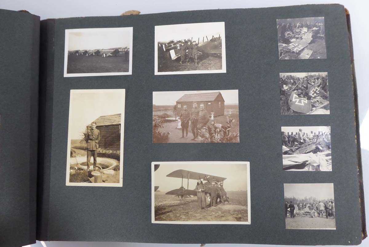 An album of World War I and later RAF and other photographs, letters and ephemera, some relating - Image 20 of 77