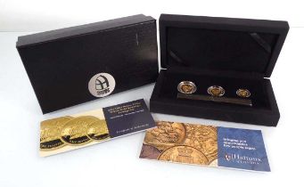 A Hattons 3-coin set commemorating HRH Prince Philip comprising a sovereign, half sovereign and