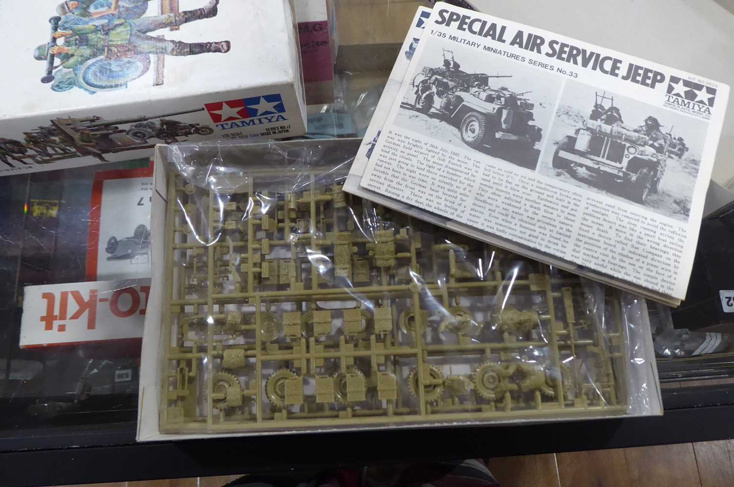 Six Tamiya 1:35 scale plastic military kits including: British Army Saladin MkII armoured car, - Image 7 of 10