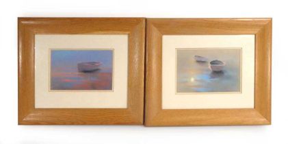 Clive Eastland (20th century), 'Afternoon Reflections', signed, coloured pastels, 13 x 19,5 cm,,