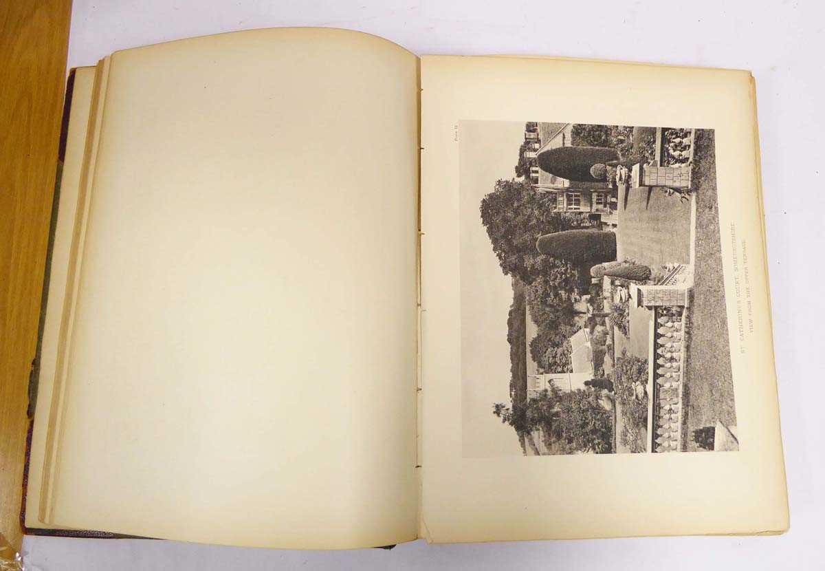 Formal Gardens of England and Scotland by H Inigo Triggs (B T Batsford, 1902). Large folio book with - Image 3 of 3