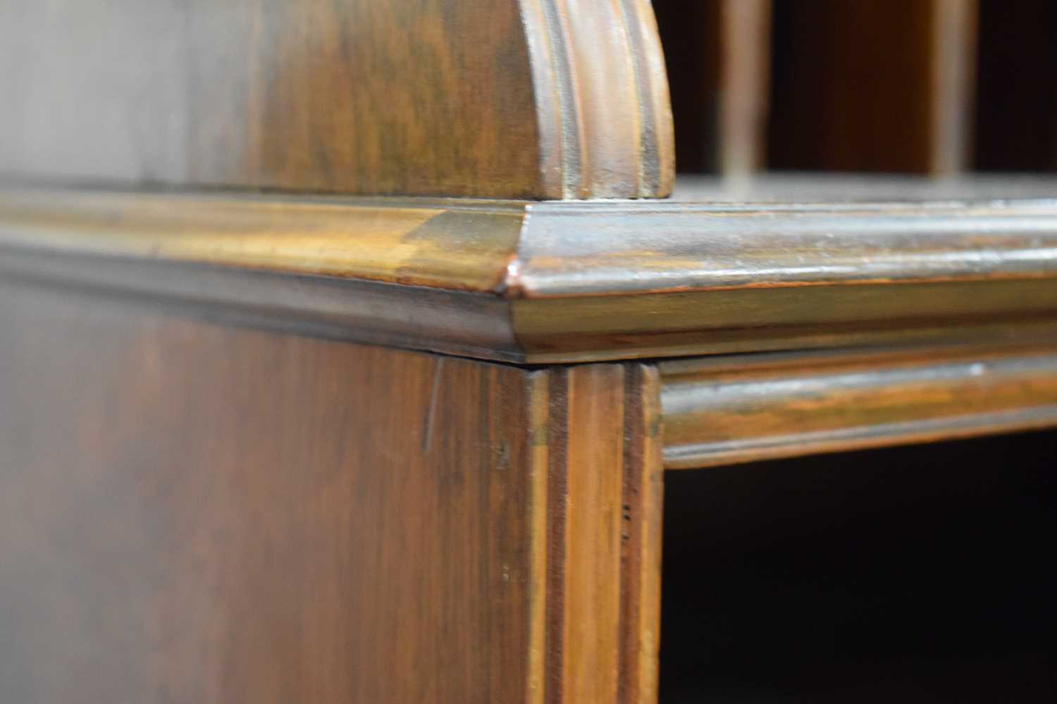 A late 19th/early 20th century rosewood music cabinet with vertical compartments over two shelves - Image 11 of 11