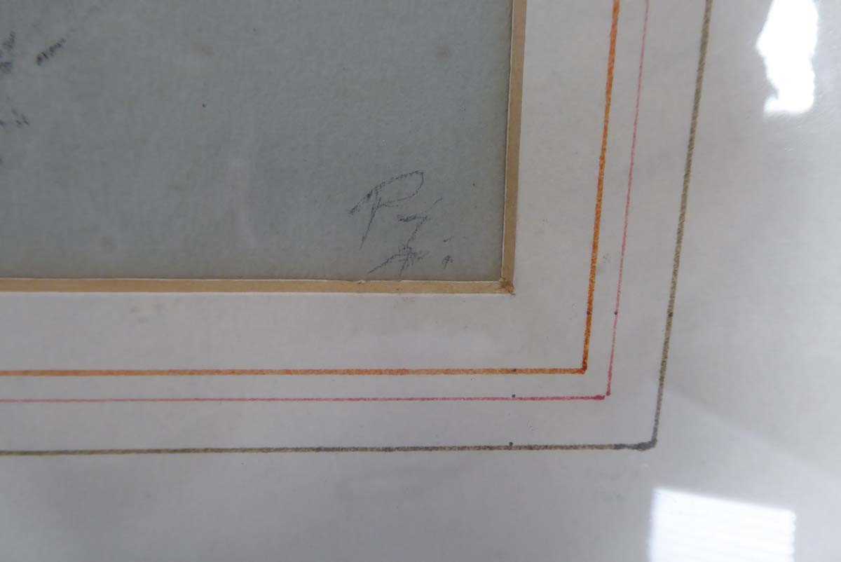 Hablot Knight Brown 'Phiz' (1815-1882), A hunt scene, signed with initials, coloured sketch, 25.5 - Image 3 of 3
