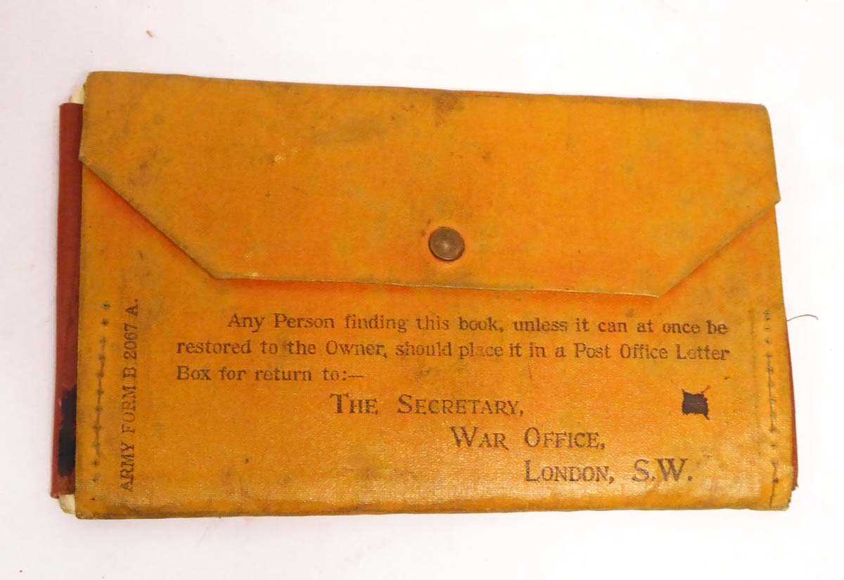 First World War message book and documentation pertaining to Sergeant Arthur Gerald Eastwick, - Image 4 of 6