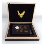 A Royal Mint Monnaie de Paris 4-coin set commemorating The Long Peace - 75 Years comprising a 200