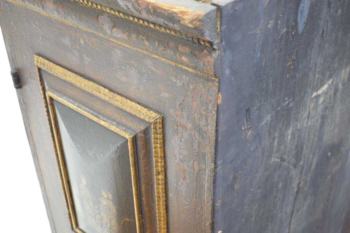 A chest-on-stand in the 17th century manner incorporating later elements, the pair of doors with - Image 30 of 30
