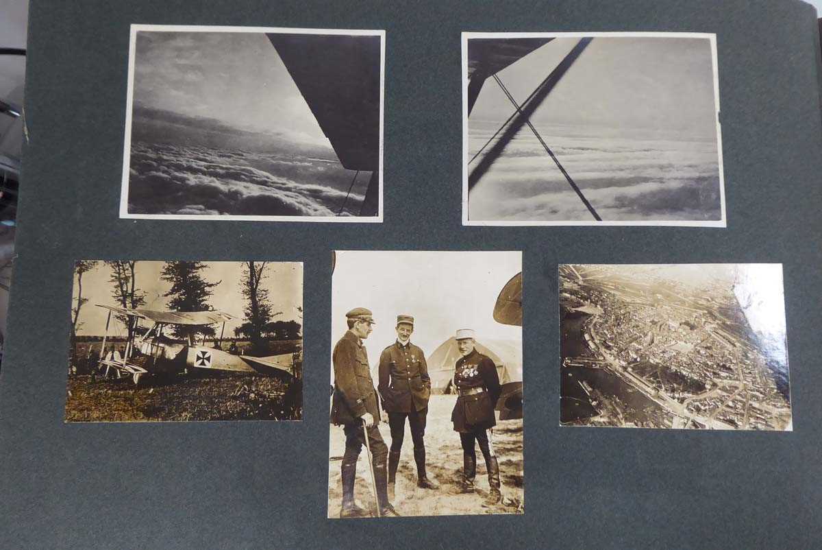 An album of World War I and later RAF and other photographs, letters and ephemera, some relating - Image 19 of 77