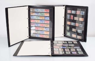 A Harrington & Byrne Queen Elizabeth II Complete Coronation Stamp Collection (68) together with a