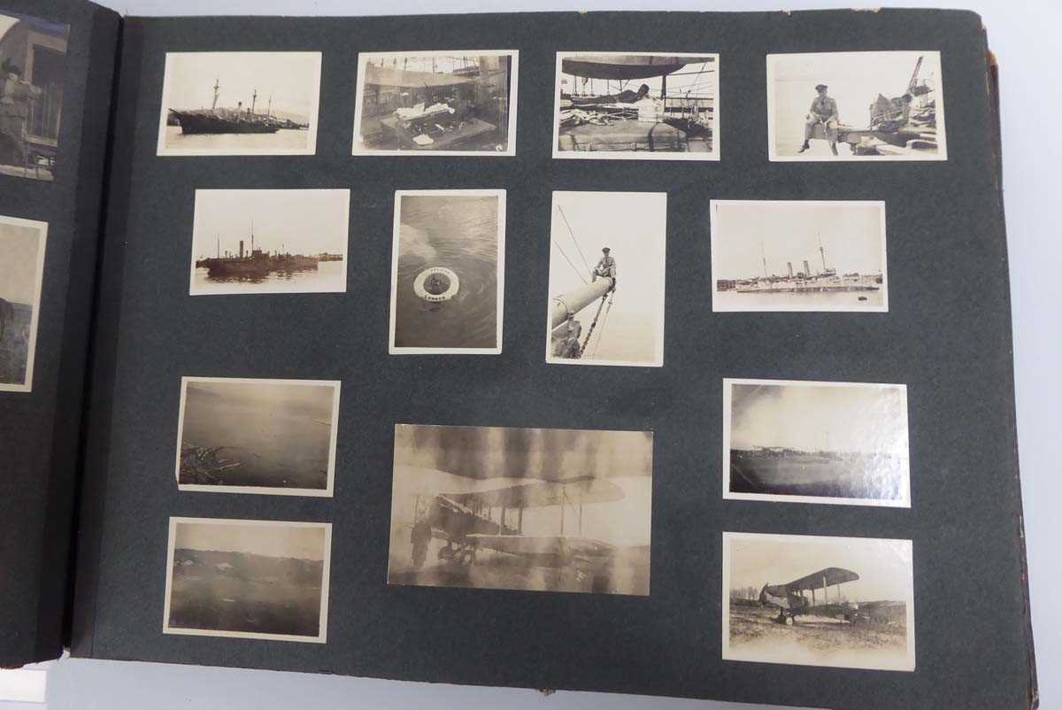 An album of World War I and later RAF and other photographs, letters and ephemera, some relating - Image 26 of 77