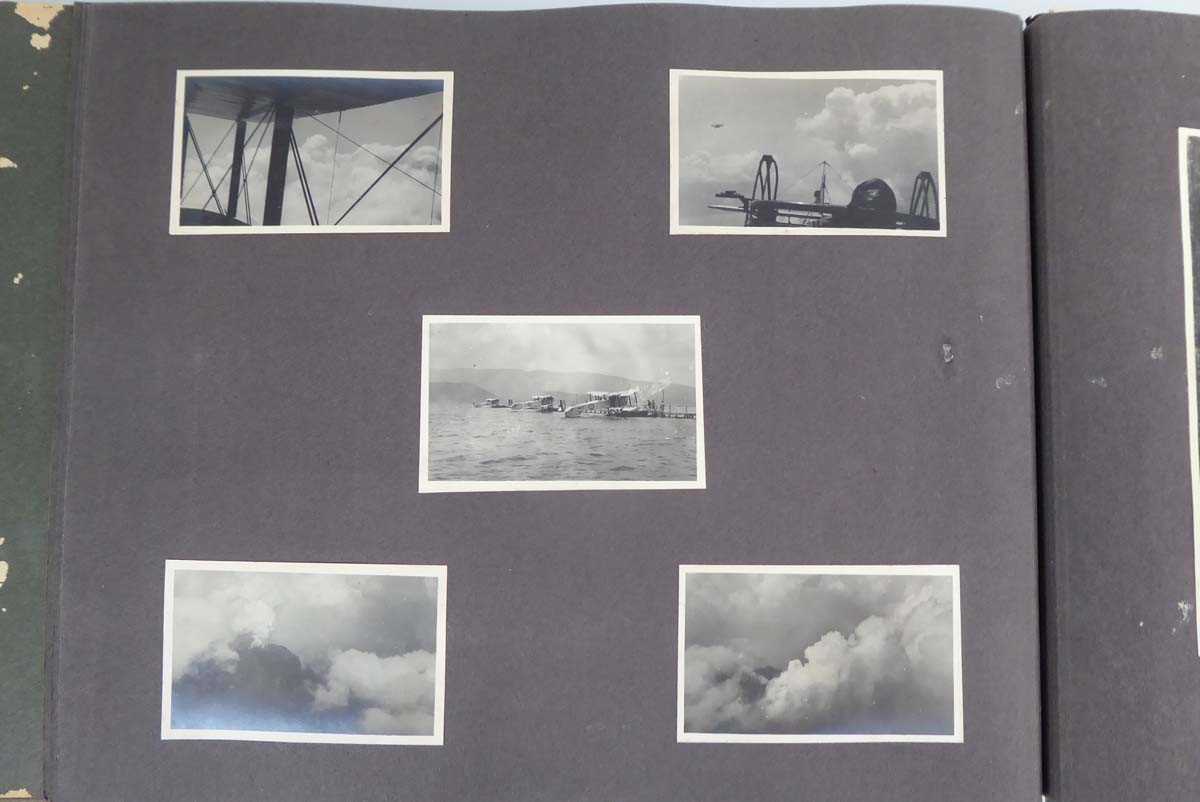 An album of World War I and later RAF and other photographs, letters and ephemera, some relating - Image 68 of 77