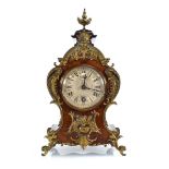 A late 19th/early 20th century German timepiece or clock, the movement stamped Lenzkirch, within a