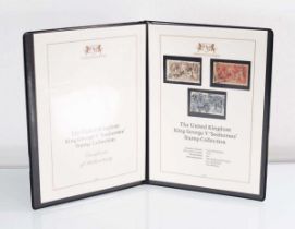 A Harrington & Byrne King George V 'Seahorses' Stamp Collection including two shilling sixpence,