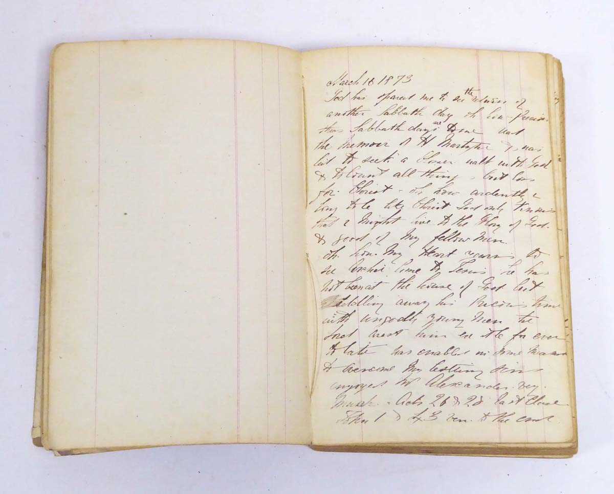 17 handwritten diaries from Charles Oven, who served with famed Scottish missionary Mary Slessor for - Image 4 of 13