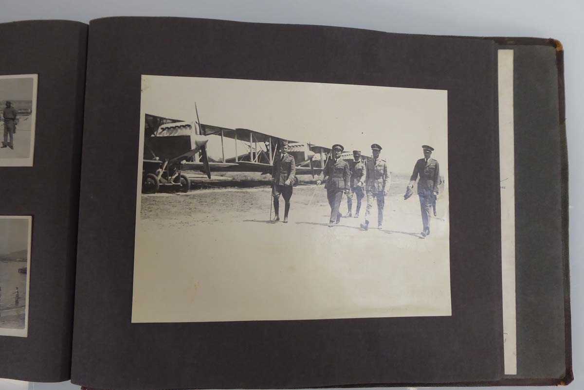 An album of World War I and later RAF and other photographs, letters and ephemera, some relating - Image 67 of 77