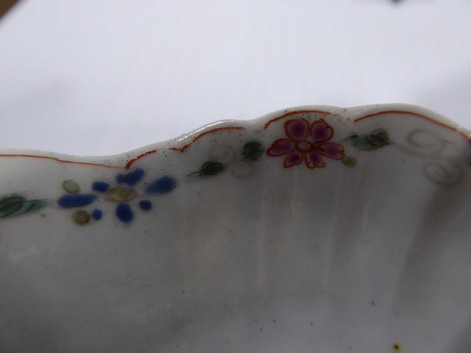 A Champions Bristol chocolate cup and cover decorated with floral swags, h. 7 cm, together with a - Image 11 of 13
