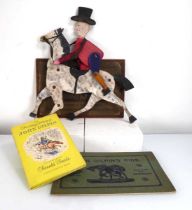 A John Gilpin's Ride toy horse, boxed, together with instructions and a King Penguin book 'The